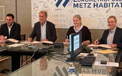La SEM Eurométropole de Metz Habitat s’engage auprès des acteurs locaux du Bâtiment