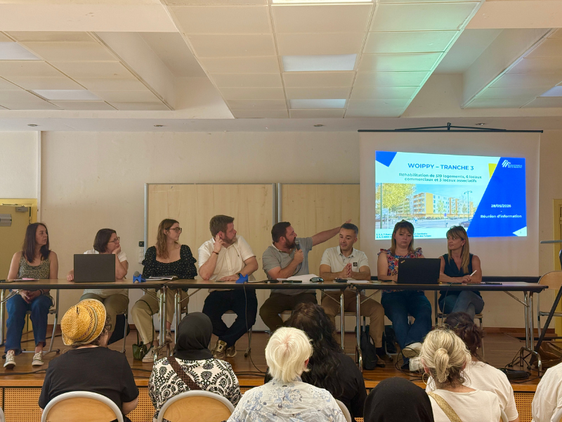 Woippy – Réhabilitation de 519 logements : une concertation continue avec les habitants.